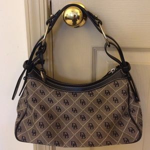 Dooney & Bourke shoulder bag.  Navy.  7" x 12".