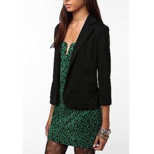 Urban Outfitters Sparkle and Fade Jersey Blazer