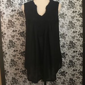 Tunic length baby doll top
