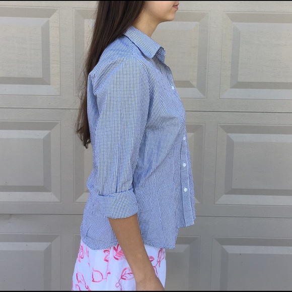 Gingham Button-up - Picture 2 of 3