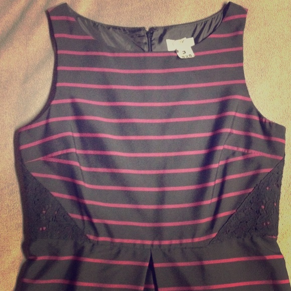 Striped dress.