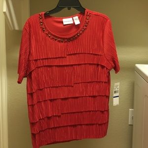 Alfred Dunner size XL red blouse