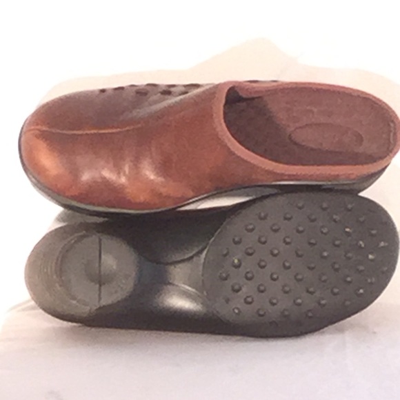 Privo by Clarks brown platform mules-dot pattern - Picture 4 of 4