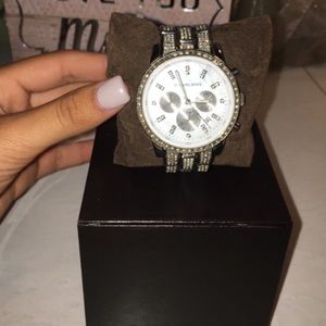 All diamond Michael Kors watch