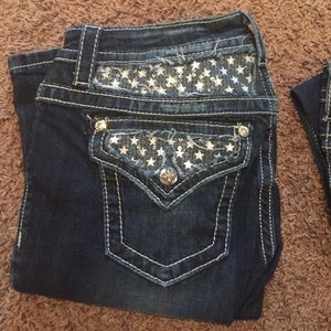American Flag Miss Me Bootcut Jeans sz 27