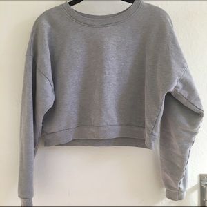 California Fleece Cropped Sweatshirt