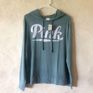 🏷NWT VS Pink Super Soft Logo Hoodie