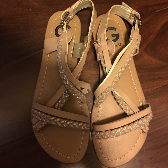 Guess sandals never worn