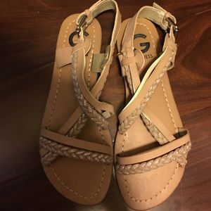 Guess sandals never worn