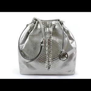 Michael Kors Frankie Python Purse