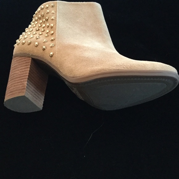 SCHUTZ STUDDED SUEDE BOOTIES, NEW IN BOX - Picture 4 of 4