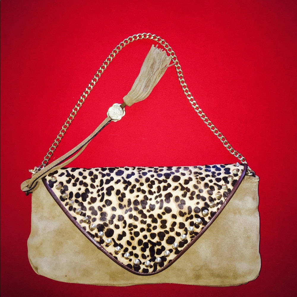 Vince Camuto  Crossbody/Shoulder Suede Calf Hair