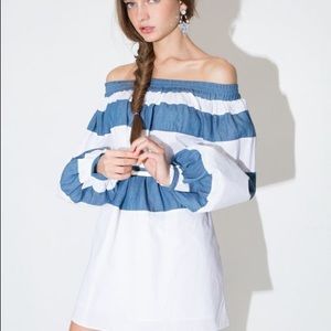 Pixie Market Off The Shoulder Dress