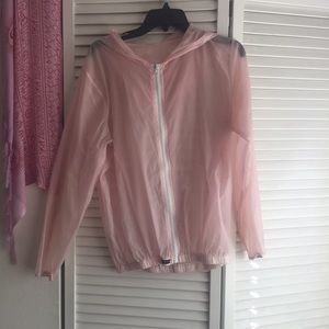 See-through Brandy Melville Windbreaker
