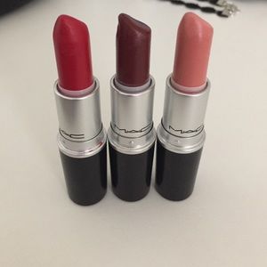 MAC lipsticks bundle of three