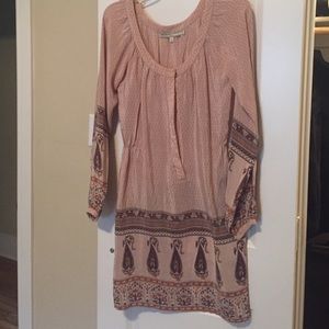 Anthropologie long sleeved dress