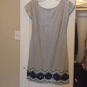 Sequin Shift dress