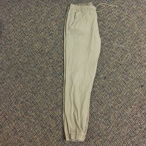Tan joggers