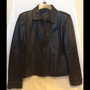 Union leather jacket