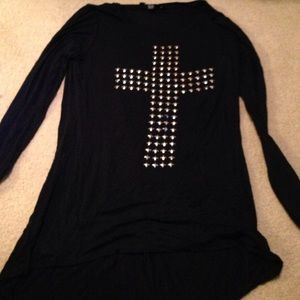 Long sleeve cross shirt