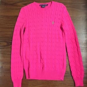 Women's cable knit sweater