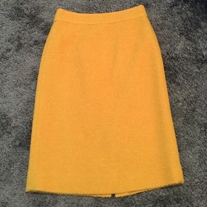 Beautiful Yellow J.Crew Pencil Skirt - Size 0, 2
