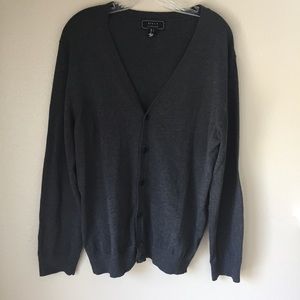Forever 21 men's dark grey cardigan