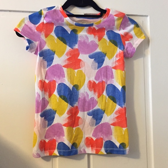 Cat & Jack - kids heart print tshirt - Picture 4 of 4