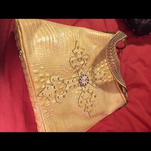 Authentic Raviani purse with Swarovski crystals