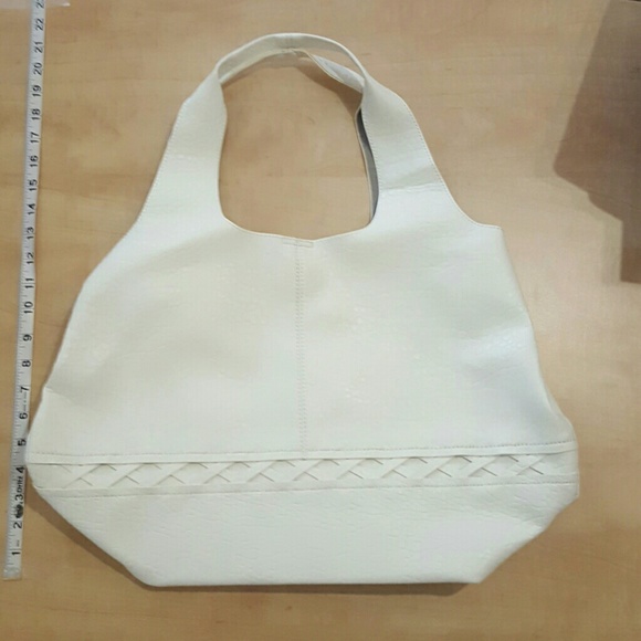 NWOT Large Merona White Tote