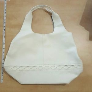 NWOT Large Merona White Tote