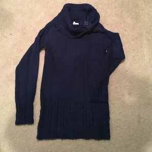 Navy blue long sweater
