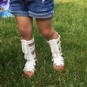Toddler girl gladiator sandals