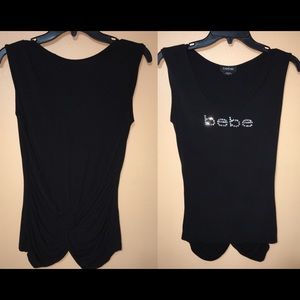 bebe logo tank
