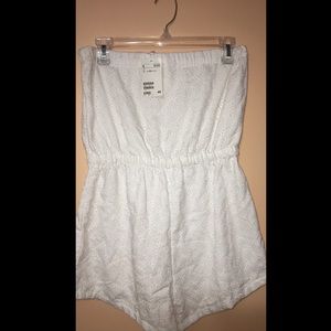 H&M white romper