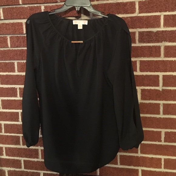 Small black Michael Kors, slit arms top - Picture 1 of 1