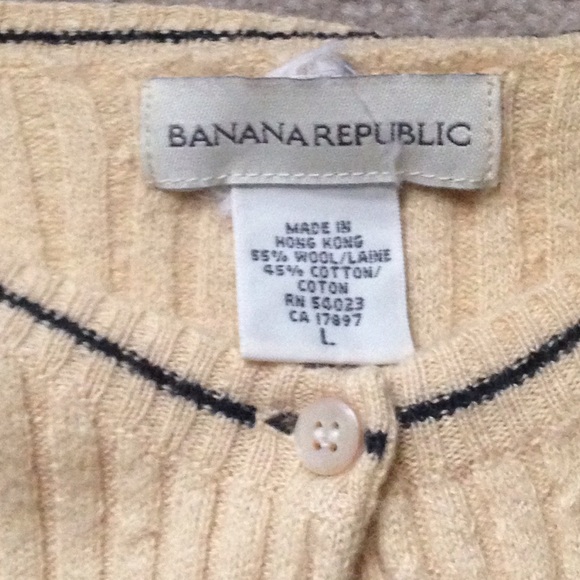 Banana republic cardigan. Size large. - Picture 3 of 4