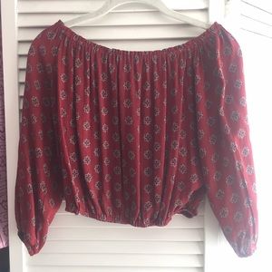 Off the Shoulder Brandy Melville Top