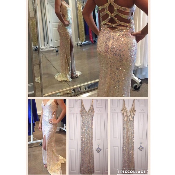 Primavera Sequin Prom Dress