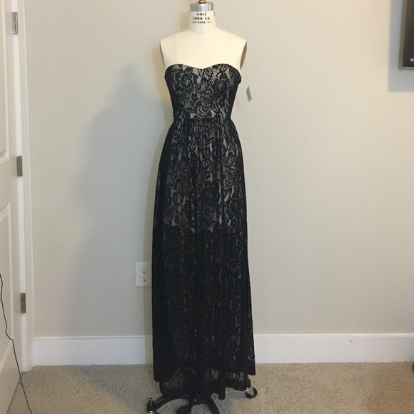 NWT Lace Overlay Dress