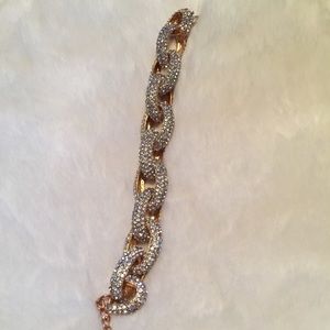 Gold pave bracelet (Not J.Crew)