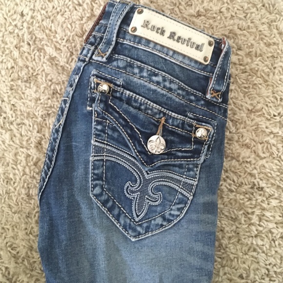 Rock Revival Skinny blue jeans