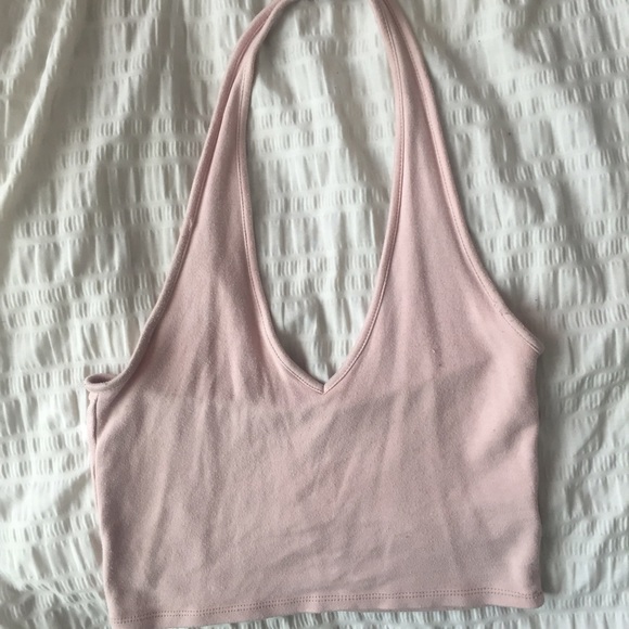 Muted Pink Halter Top