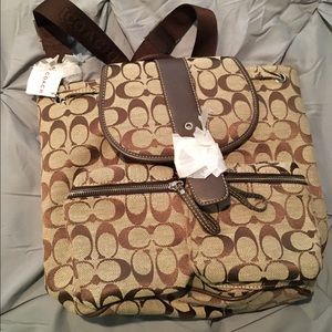 Coach backpack purse.