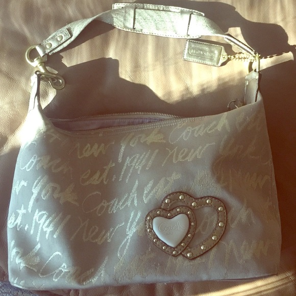 Coach bag and matching coin purse