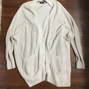 Large knit sweater