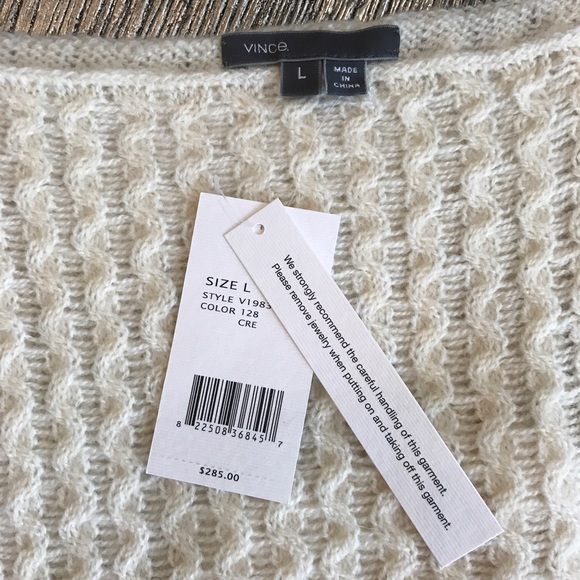 VINCE. New $285 knit sweater - Picture 3 of 4