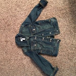 Girls jean jacket size S