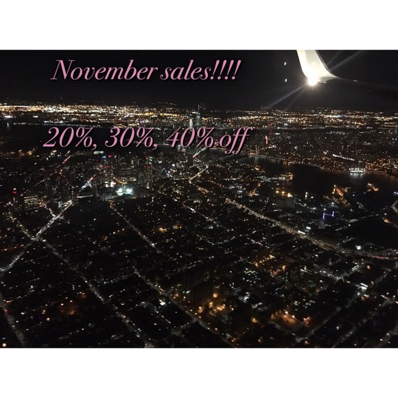 November sales!!! ✨✨✨ ENJOY DEAR POSHERS ✨✨✨