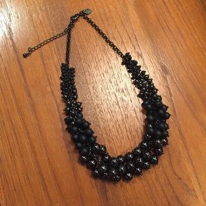 Lia Sophia Black Bauble Necklace